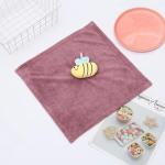 Bathroom Microfiber Cartoon Printed Hand Towel Children