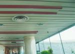Straight / beveled Edge S - shaped Aluminium Strip Ceiling RAL color For airport