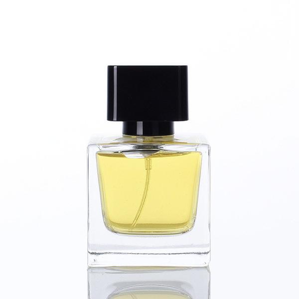 Wholesale 30ml 50ml 100ml Square Transparent Perfume Glass Bottle Subpackage