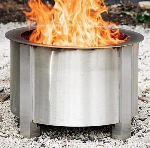 Wholesale Ss 304 Portable Smokeless Bonfire Fire Pit 22 Inch Outdoor Stove from china suppliers