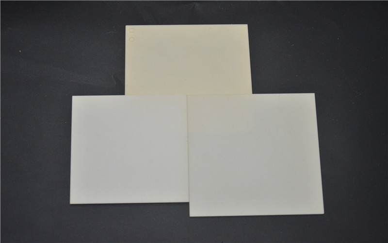 Square White Alumina Cermaic Plate High Heat Resistant Ceramic Plate