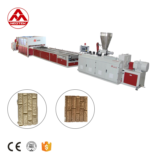160kW Co-rotating Twin-Screw PVC Stone Siding Extrusion Line with Twin Screw Type