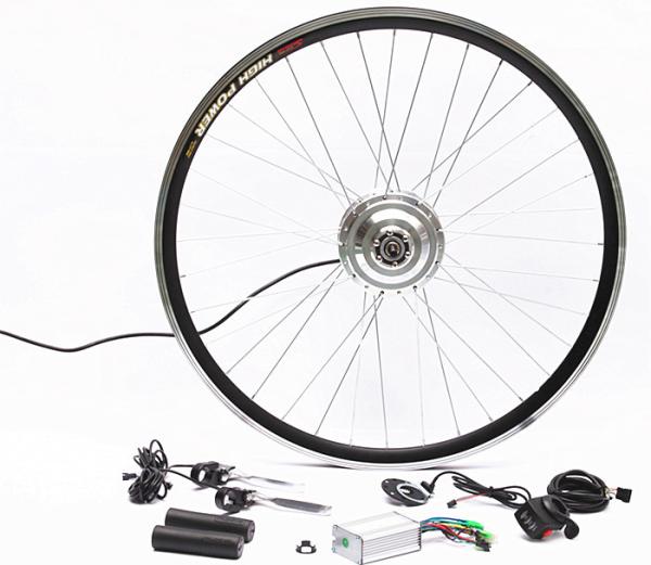Strong Stability Electric Road Bike Conversion Kit High Speed Brushless Hub