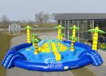 15m dia. tropic sea beach giant kids N adults inflatable water park with hill