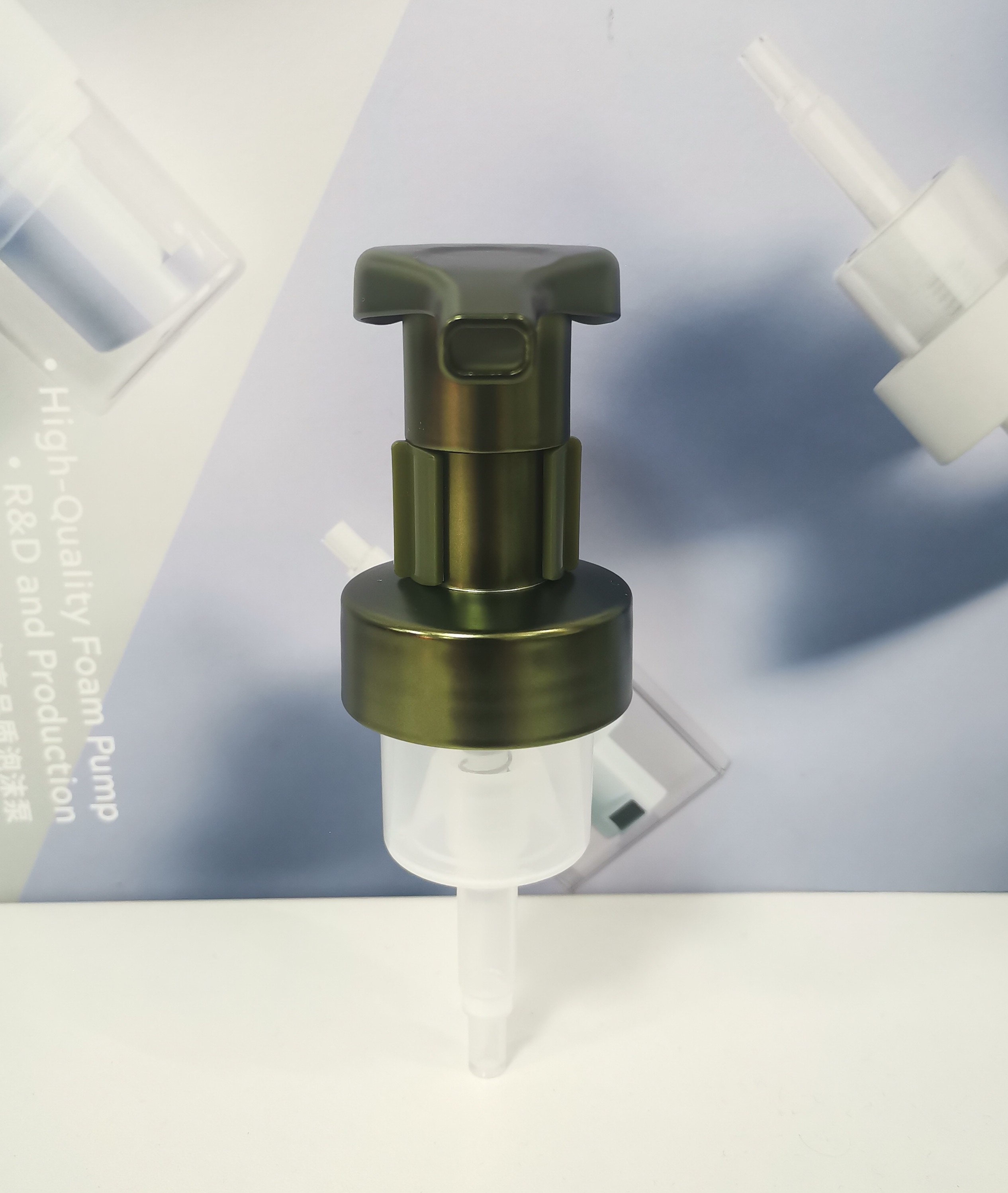 0.8cc Plastic Foam Bottle Dispenser With 43/410，40/410，43/400 Specification