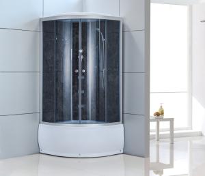 Wholesale 35''X35''X85'' Sliding Door Shower Enclosure Tempered Glass from china suppliers