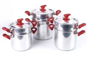 Wholesale Heat Resistant 8L 2.5mm Granite Aluminum Cookware Set from china suppliers