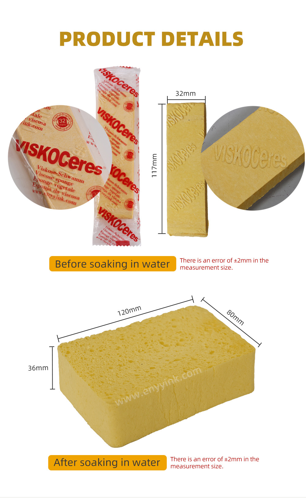 Viskovita-Ceres Sponge Printing Machine Spare Parts