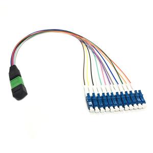 Wholesale 12 Fiber MPO MTP Patch Cord MPO-LC UPC 0.9mm Fiber G657A1 G657B3 from china suppliers