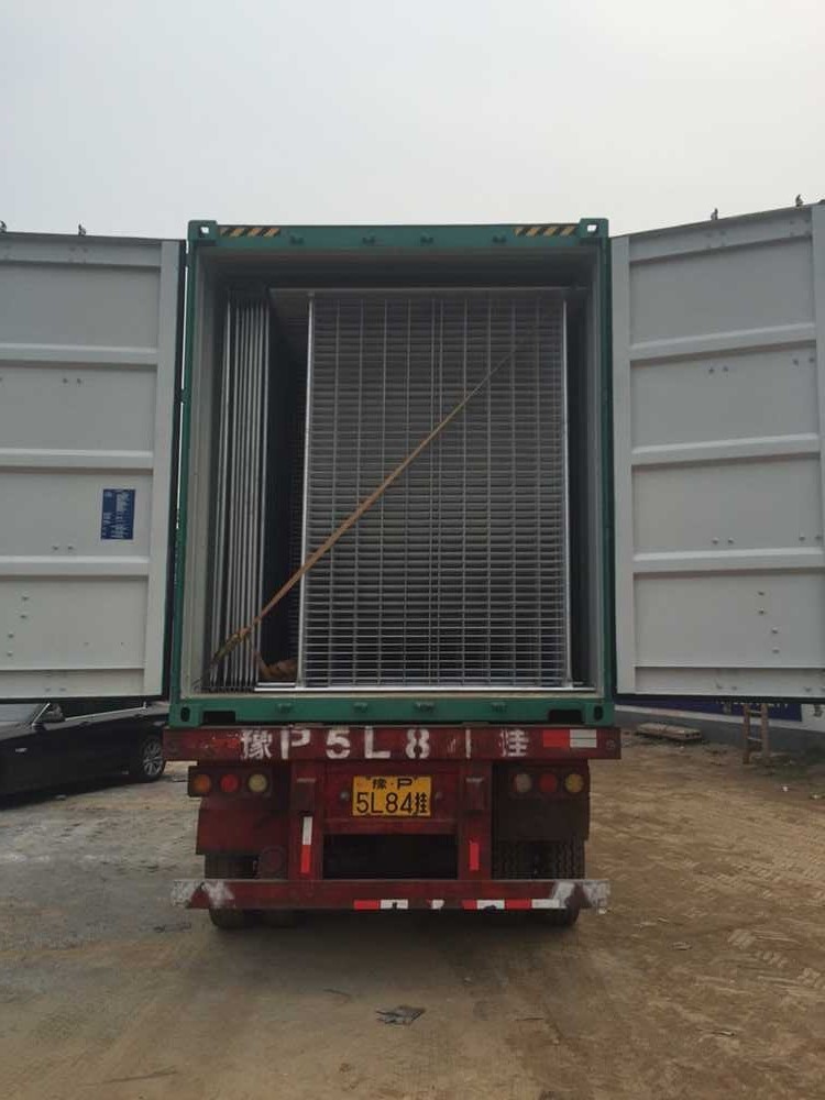 3mm Anti Climb Galvanised Temporary Steel Fencing For Public Restrictions
