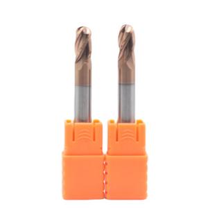Wholesale 8mm Dia R4*8*16*8*60 4Flutes TiAISiN Carbide Ball Nose End Mill For Carbon Steel Alloy Steel Cast Iron from china suppliers