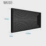 Transparent Outdoor Mesh Screen Curtains Die Casting Aluminum Cabinet