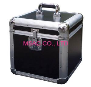 Wholesale Custom Black Makeup Vanity Case , Fireproof Metal Makeup Case For Transport from china suppliers
