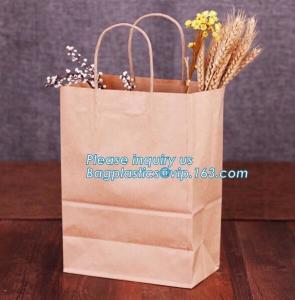 Wholesale Wholesale kraft paper bag for bakery bread paper bag for bread,Carbon Branded Shopping Bread Brown Craft Paper Bag, PACK from china suppliers