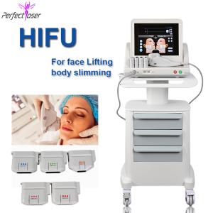 Wholesale 2 In 1 Portable HIFU Beauty Machine Face Lift Body Slimming 5 Cartridges from china suppliers