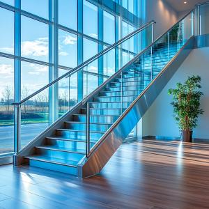 Wholesale Corrosion-Resistant 304 Stainless Steel Handrails with Square Mount for Glass Railings from china suppliers