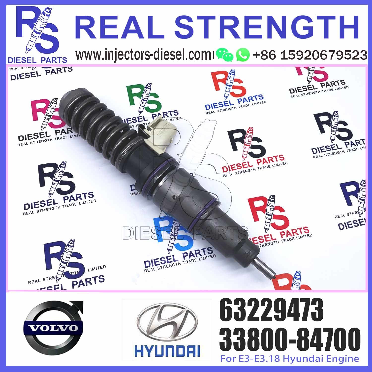 High quality 4 pin Diesel nozzle pump injector 63229473 for diesel engine injection