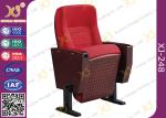 Powder Coating Finish Legs Auditorium Theater Seating Furniture With Tablet