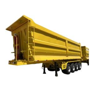 Wholesale 4 Axle Tipper Semi Trailer 40CBM 80T Heavy Duty Dump Semi Trailer from china suppliers