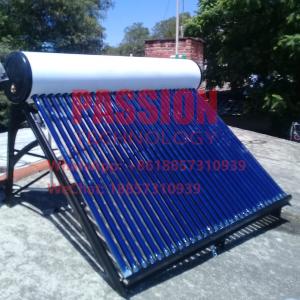 Wholesale White Tank Solar Geyser Vacuum Tube Solar Water Heater 304 201 Solar Collector from china suppliers