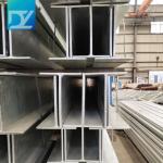 Welded Astm A36 Steel 34mm Galvanized H Beam Structural Steel Sections