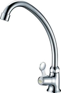Wholesale Contemporary Rotating Handle Kitchen Sink Water Faucet Brass Single Cold Kitchen Taps from china suppliers