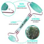 Quartz Face Jade Roller Logo Customized Face Massage Stone Roller