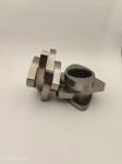 600rpm Customized Twin Screw Extruder Parts Threaded Block Plastic Granulator