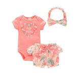 Children's Outfit Sets Baby Clothing 3Pcs Children's Cotton Print Clothing
