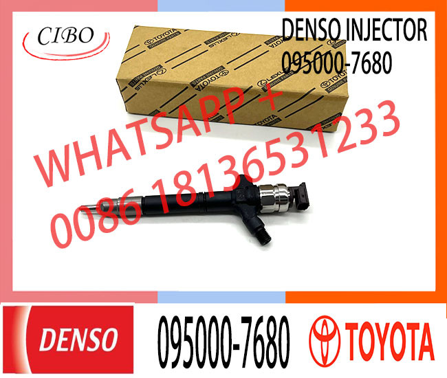 Diesel Fuel Injection Nozzle 095000-7680 Common Rail Injector 23670-0R180 For TOYOTA 1AD-FTV 2AD-FTV