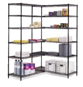 Carbon Steel Industrial Wire Shelving Extra Large Loading Capacity 800lbs Per