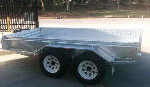 Wholesale Rolled C / Plate floor 8x5 Hot Dipped Galvanized Tandem Trailer 3200KG from china suppliers