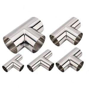 Wholesale ANSI/ASME Stainless Steel Carbon Steel Butt Welding Tee Customizable Sizes &amp; Material Industrial Grade from china suppliers