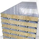 Insulation Rock Wool Roof Sandwich Panels Price House Walls Panel Sandwich