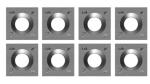 Long lasting Standard Carbide Woodturning Cutters Compatible with Most