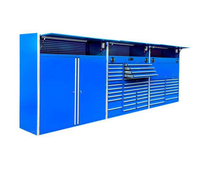 Professional Workshop Storage Tool Box Set Heavy Duty Roller Tool Cabinet for Power Tools