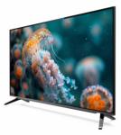Tempered Glass 75 Inch LED TV 4K Ultra Narrow Bezel With Plastic Housing