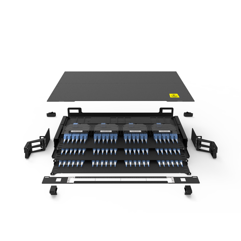6-48 Port Sliding ODF Fiber Optic Patch Panel For Data Center