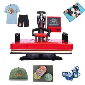 Wholesale Double Display Advanced New 15 In 1 Combo Heat Transfer Machine Sublimation Heat Press Machine For Mug/Hat/Tshirt/Slate from china suppliers