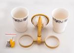 Double Tumbler Holder Bathroom Accessory / Bathroom Supplies Easy Install