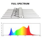 PPFD 1790umol/s Grow Light Bars Spider 1000W Samsung Stripe Indoor Greenhouse
