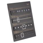 Brown Diamond 4c Chart Board Identification Plate Standard For Jewelry Shop