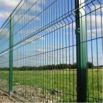 1.83m X 25m Green Dutch Euro Wire Mesh Fence PVC Coating Corrosion Resistance