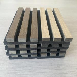 Wholesale Wood Grain Surface Sustainable Acoustic Sound Panels Polyester Felt For Home Decor from china suppliers