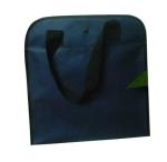 DAI - ICHI MADAM 90g brozen lamination black webbing handy non woven carry bag