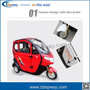 Wholesale electric tricycle scooter hand throttle tyre size 350-10 rear disc brake from china suppliers