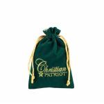 Hot Stamping Small Drawstring Dust Bag Bulk For Jewelry Necklace Bracelet Velvet
