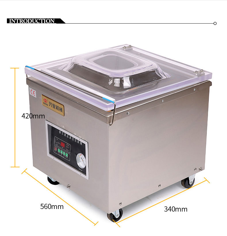 Customized DUOQI DZ-350 CE Vacuum Packing Machine for Meat Fish Clothes and Hardware