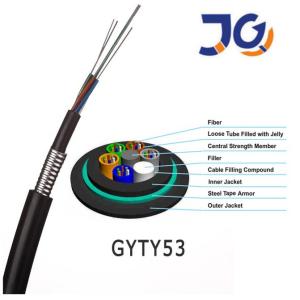 Wholesale Double Sheath Armored 48 Cores GYTY53 Direct Burial Fiber Optic Cable from china suppliers