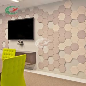 Wholesale Sound Absorbing Hexagon Acoustic Panels Multiscene Lightweight from china suppliers